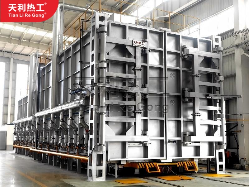 可變容變徑臺車式燃氣熱處理爐